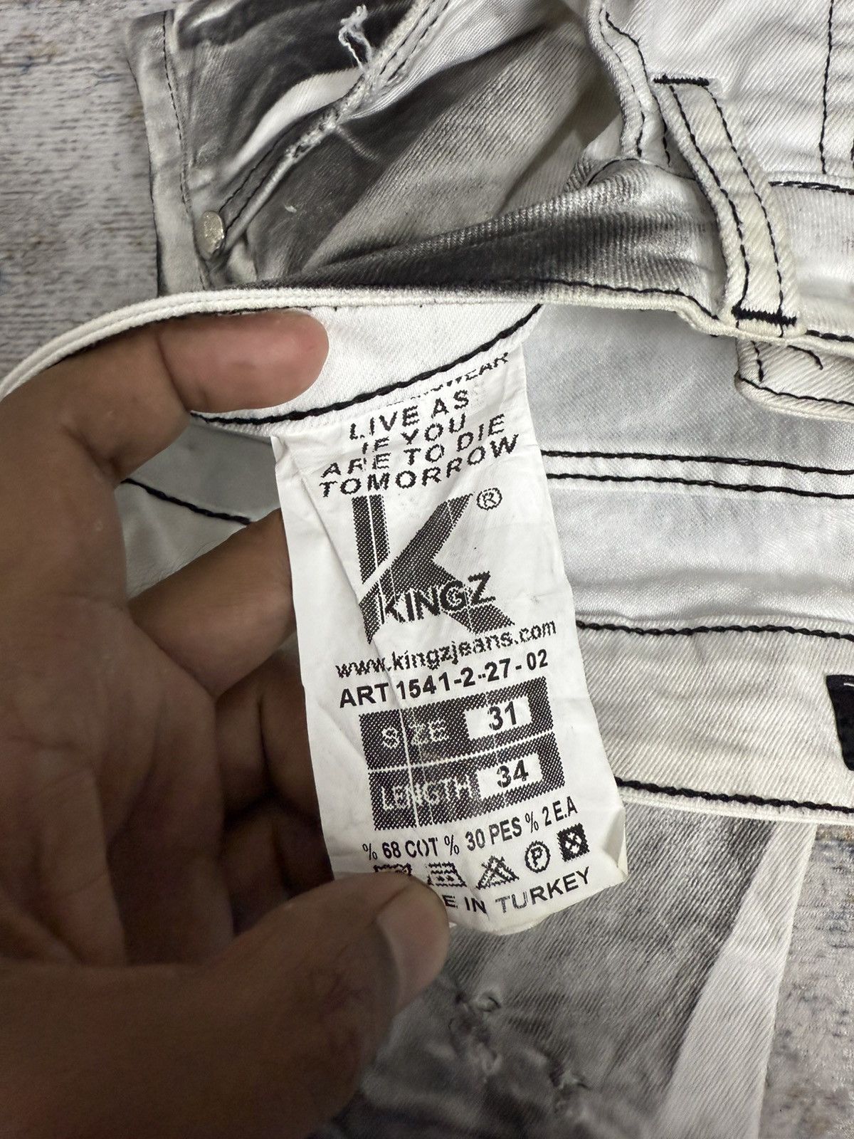 Tornado Mart Kings live y2k style denim pants Size US 32 / EU 48 - 10 Thumbnail
