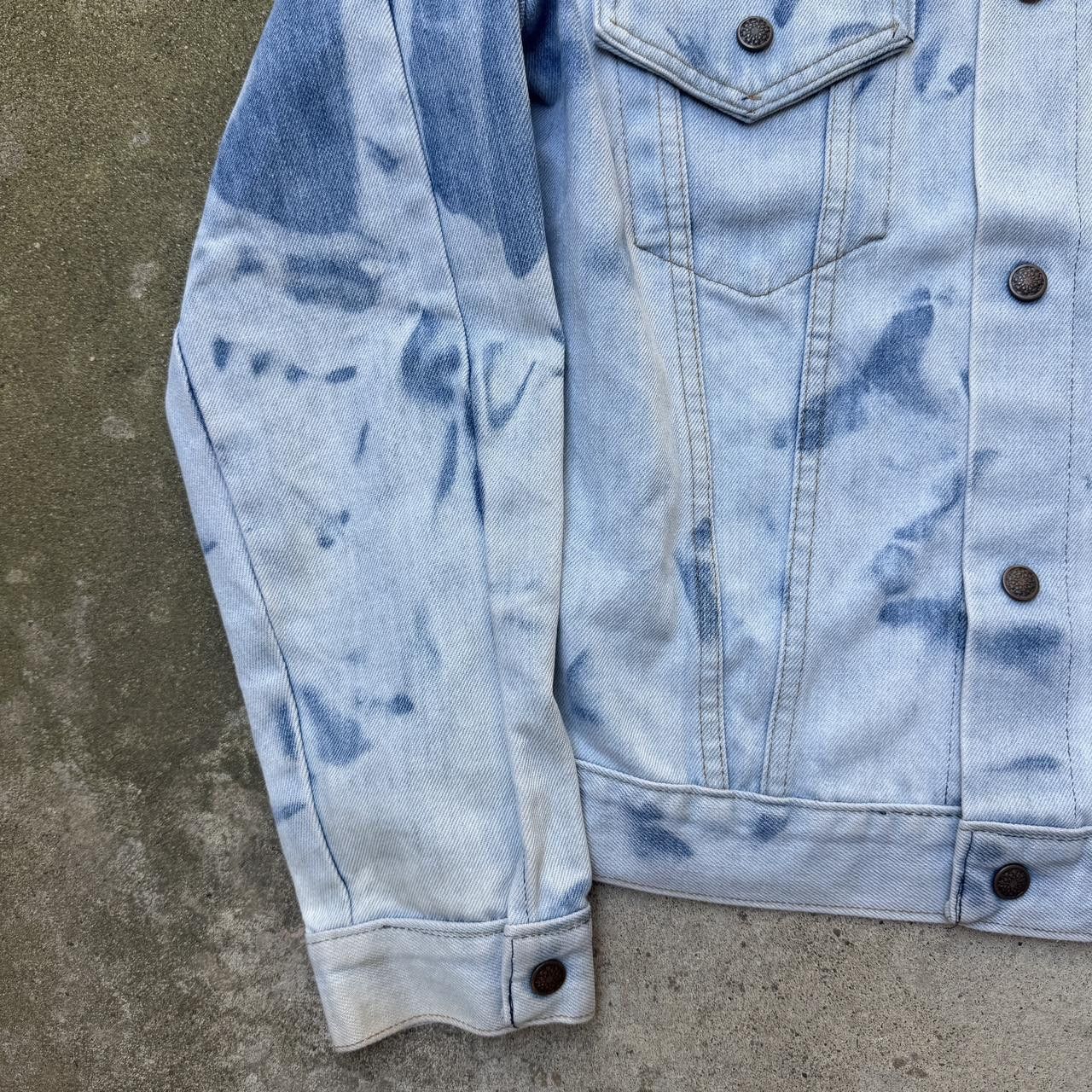 JCPenney vintage jcpenney denim jean jacket tie dye acid bleach Size US M / EU 48-50 / 2 - 7 Thumbnail