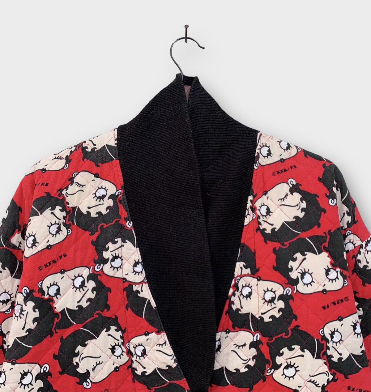 Cartoon Network Betty Boop Shawl Collar Quilted Cardigan Fullprint Size US L / EU 52-54 / 3 - 6 Thumbnail