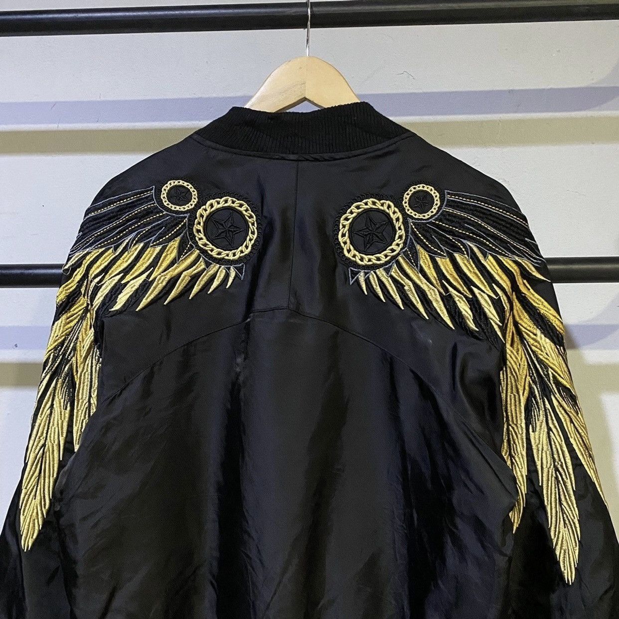 Boy London RARE STREETWEAR‼️Boy London Gold Wings Bomber Jackets Size US M / EU 48-50 / 2 - 3 Thumbnail