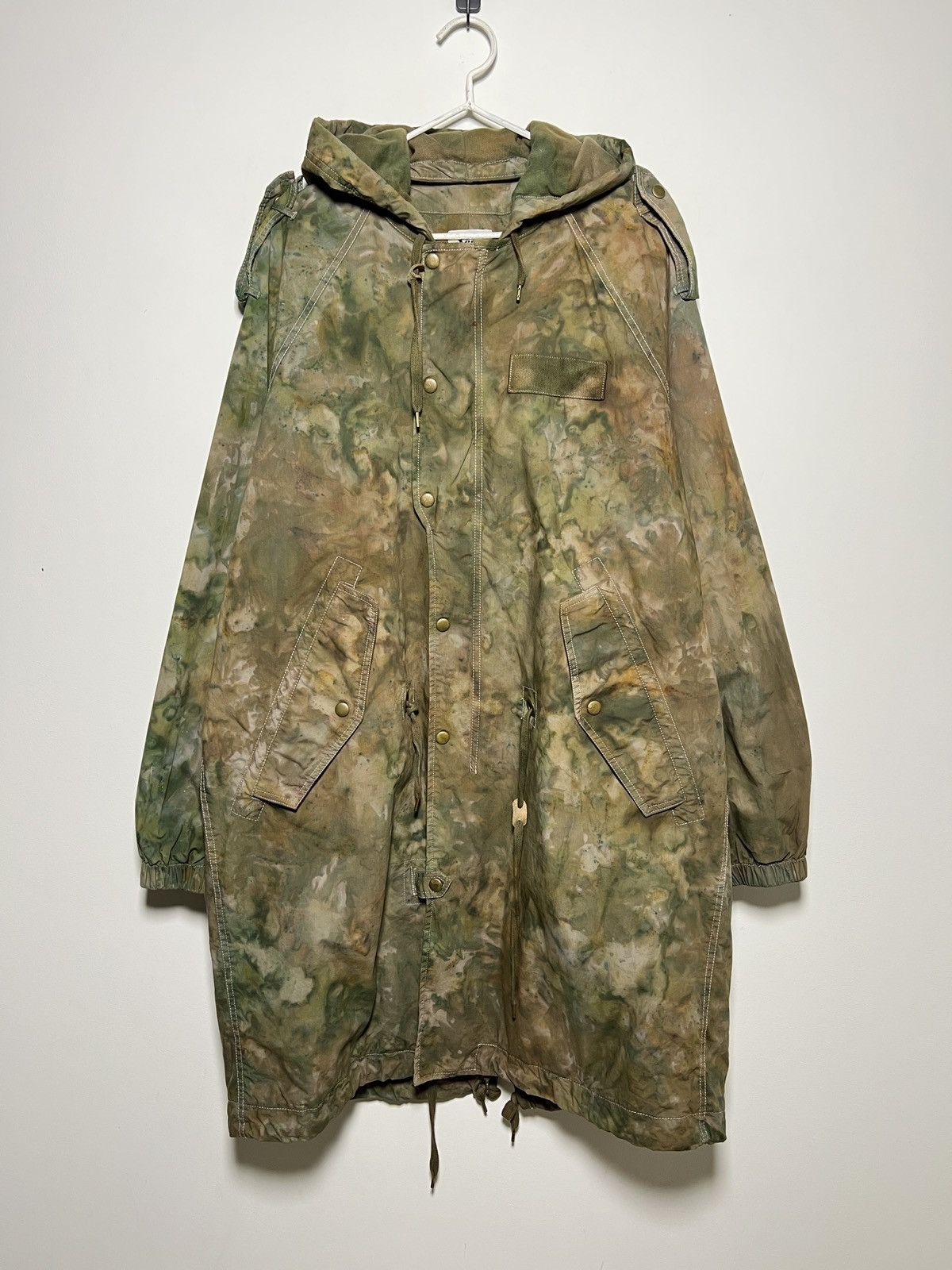 Acne Studios acne studios 2011 tie dye fishtail camo parka jacket Size US M / EU 48-50 / 2 - 2 Thumbnail