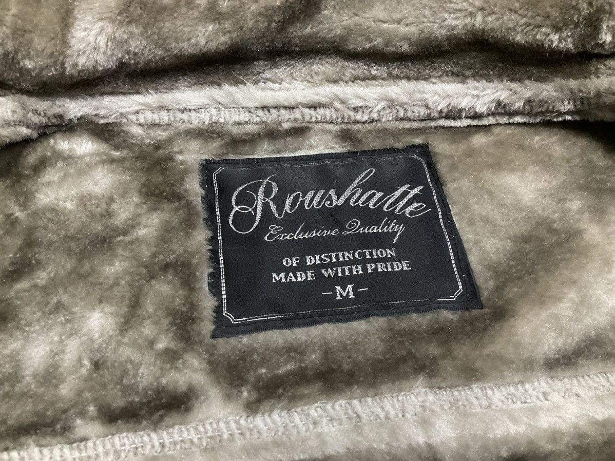 14th Addiction 🔥Sick Y2K Roushatte Faux Fur Suede Leather Jacket Hooded Size US M / EU 48-50 / 2 - 12 Thumbnail