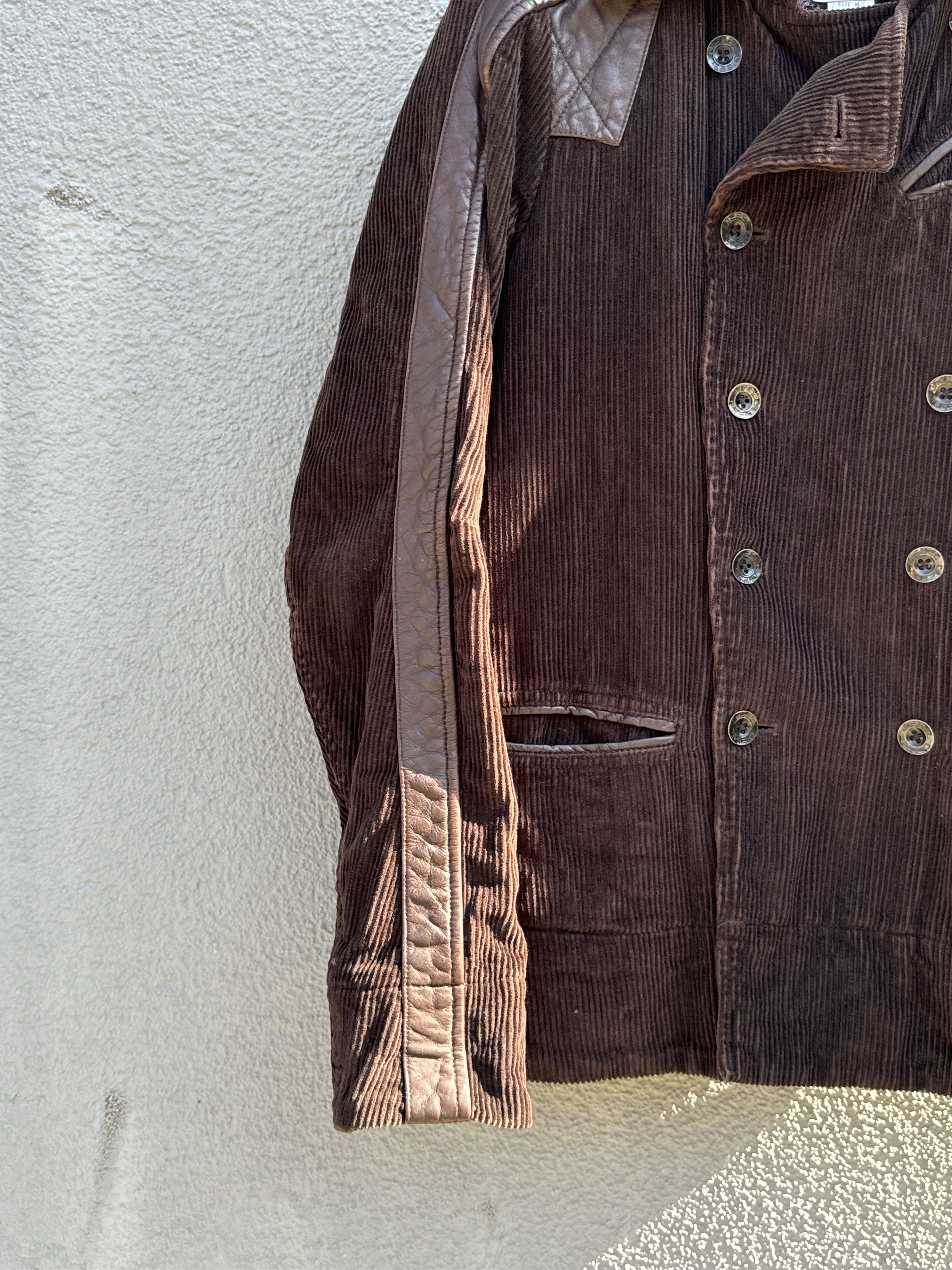 Diesel × Diesel Black Gold Vintage Diesel Industry Women's Brown Corduroy Blazer Size M / US 6-8 / IT 42-44 - 5 Thumbnail
