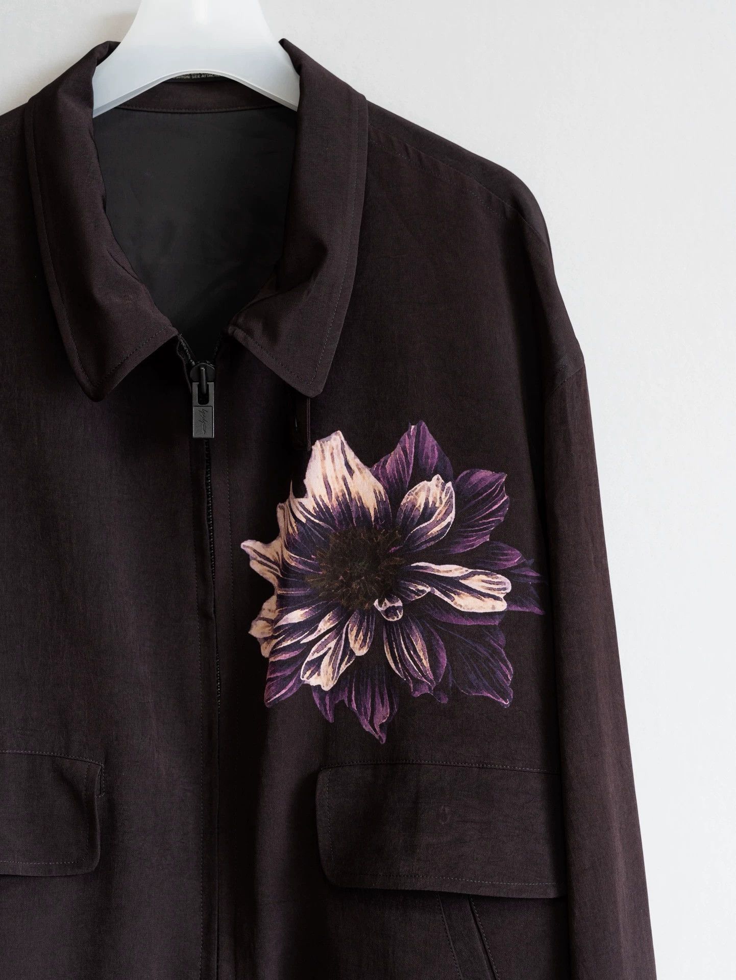 Yohji Yamamoto Yohji Yamamoto 25SS Dahlia Triacetate Zip Jacket Size US L / EU 52-54 / 3 - 3 Thumbnail