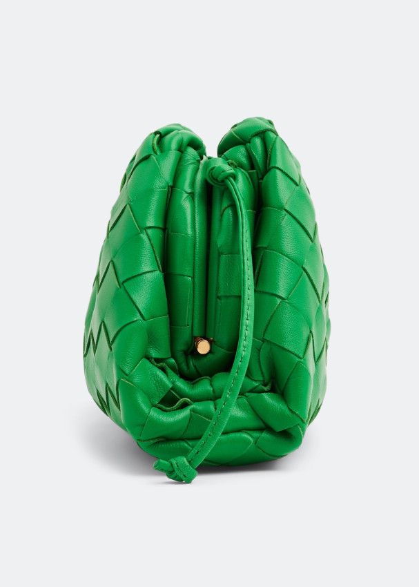 Bottega Veneta o1loc1c0824 Size: OS / Mini Pouch in Green Size ONE SIZE - 4 Thumbnail