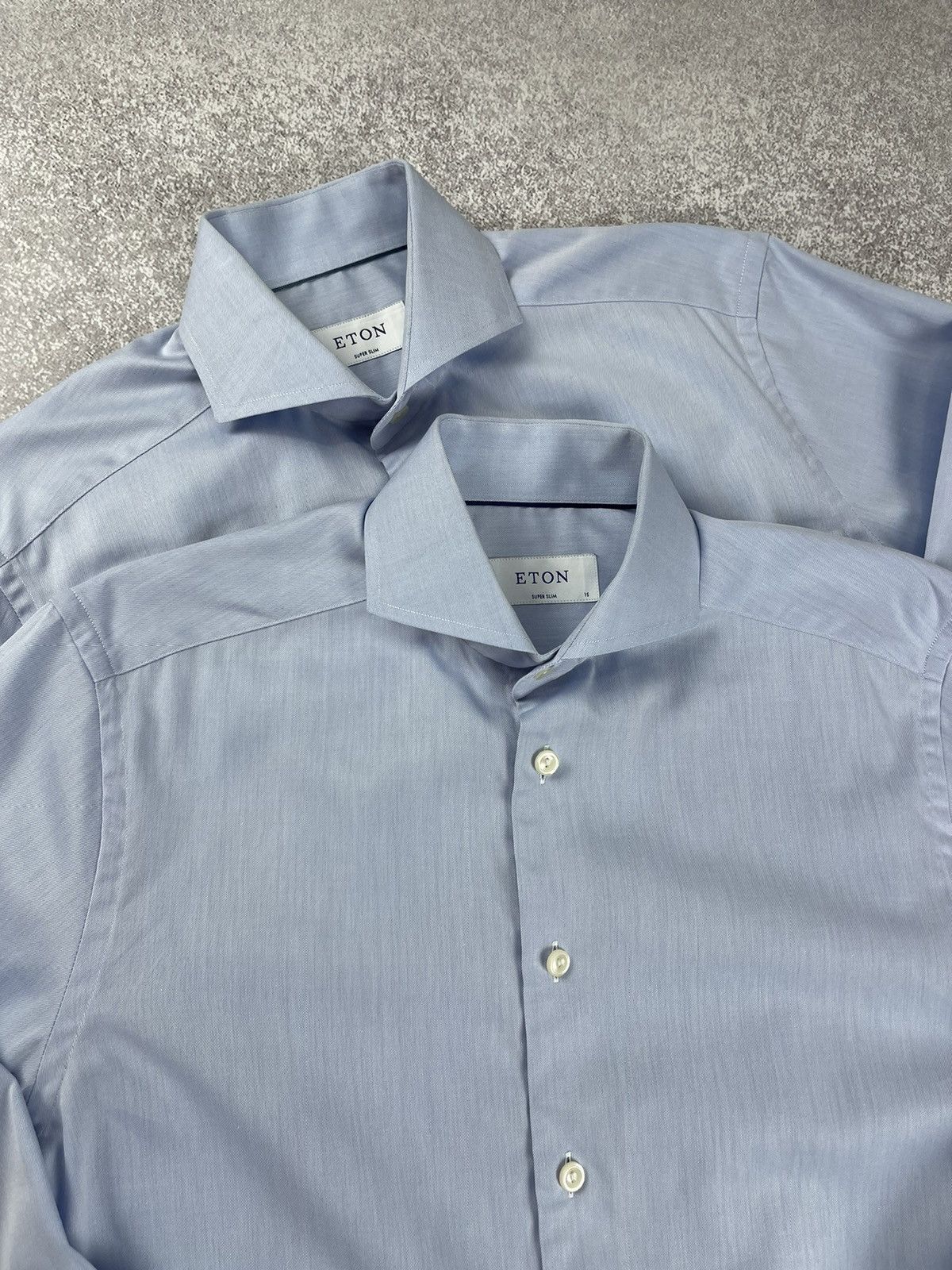 Eton Eton Cotton Long Sleeve Shirt Set Super Slim Size 38 Size US S / EU 44-46 / 1 - 1 Thumbnail