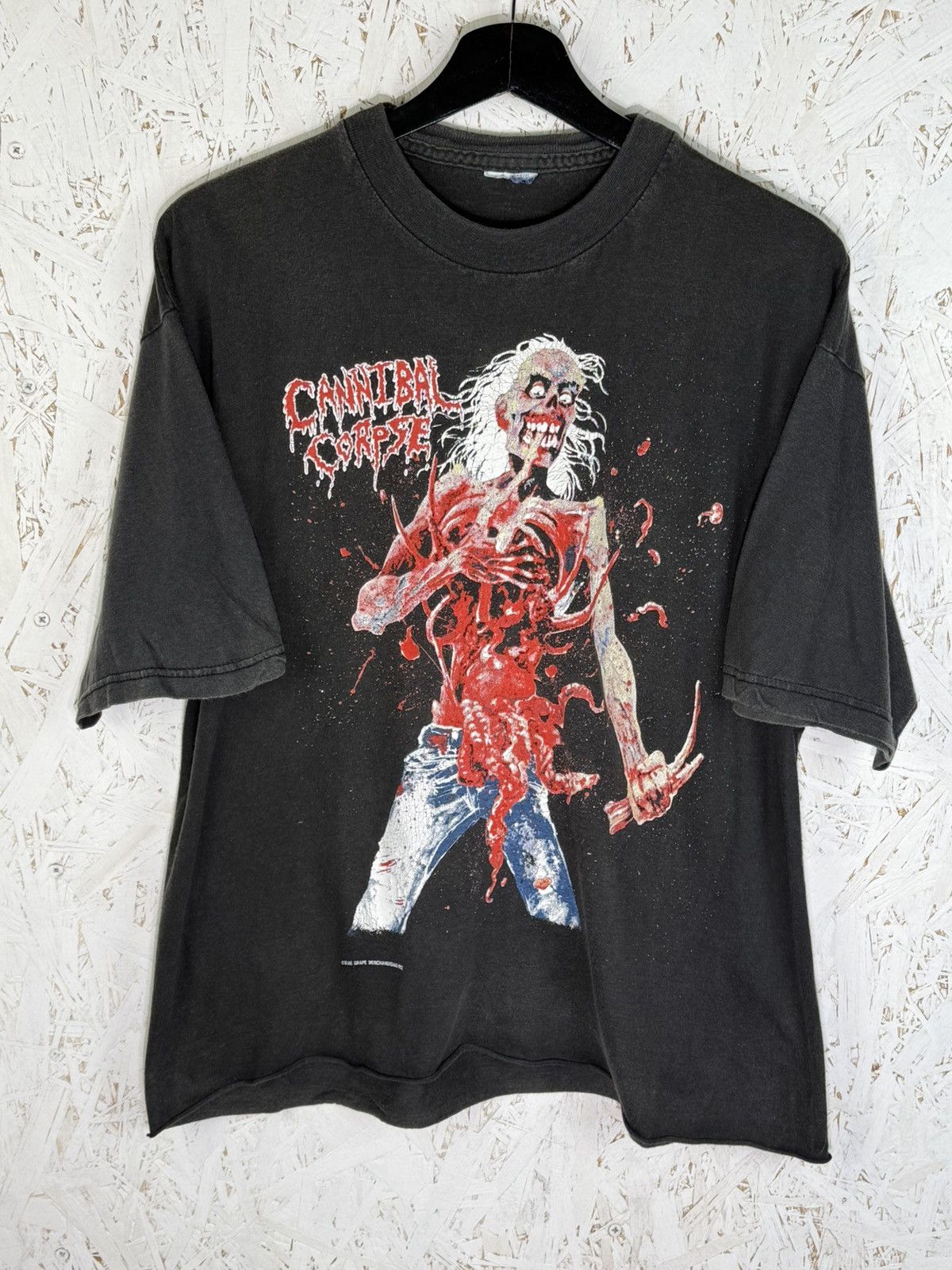 90s Cannibal Corpse 1992 Eaten Back To Life Eu Tour Metal T