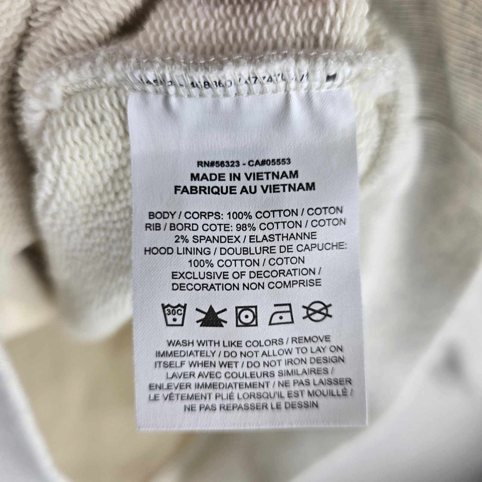 Jordan Brand Vtg Jordan Hoodie M Beige Pullover Excellence Attitude Soul Size US M / EU 48-50 / 2 - 8 Thumbnail