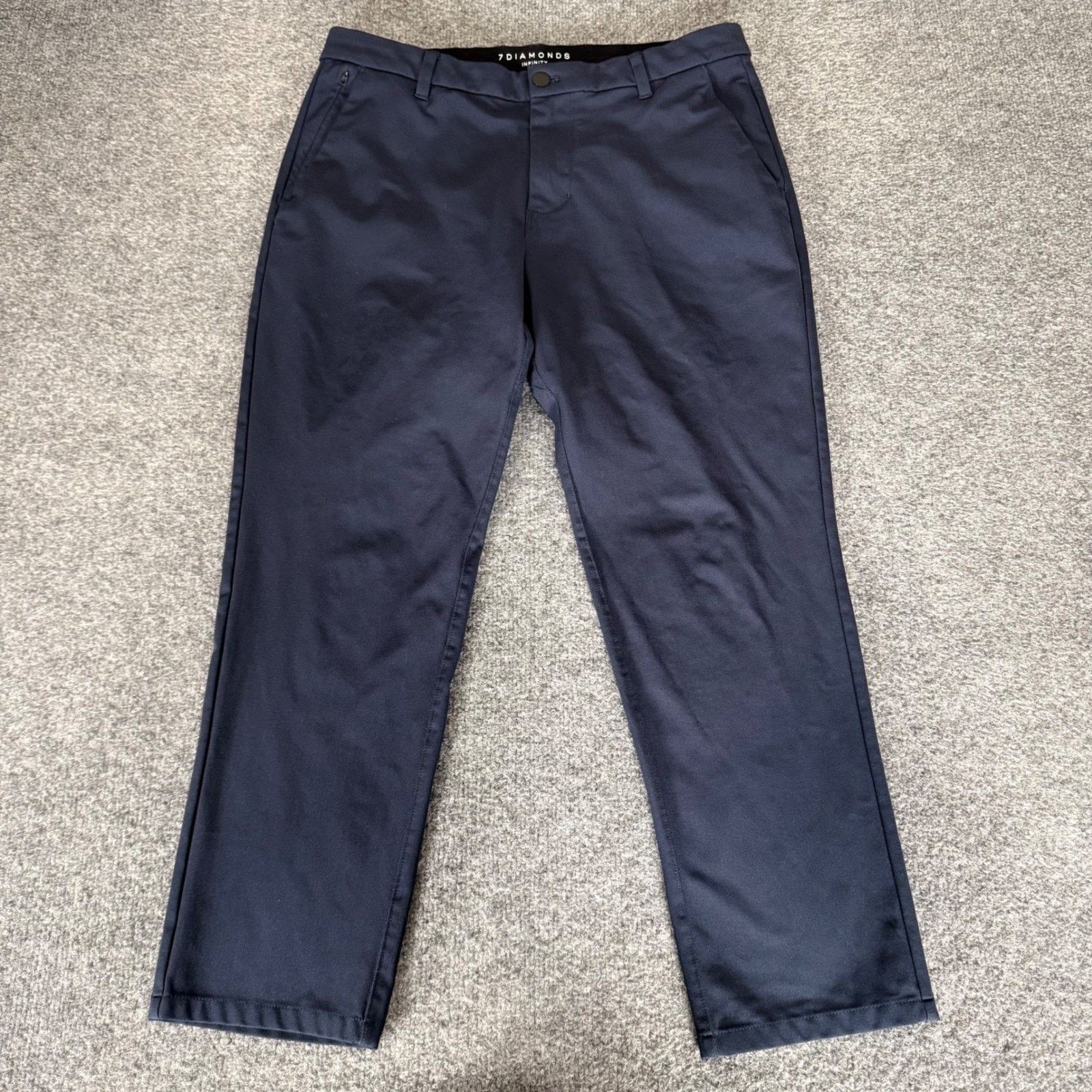 7Diamonds 7 Diamonds Infinity Mens Chino Pants Blue 32x30 (Fits 32x26) Size US 32 / EU 48 - 1 Thumbnail