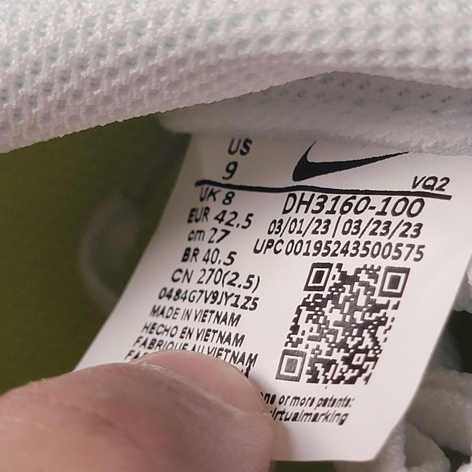 Nike 2022 Court Royale 2 Next Nature 'Triple White' Sz 9 NWB Size US 9 / EU 42 - 9 Thumbnail