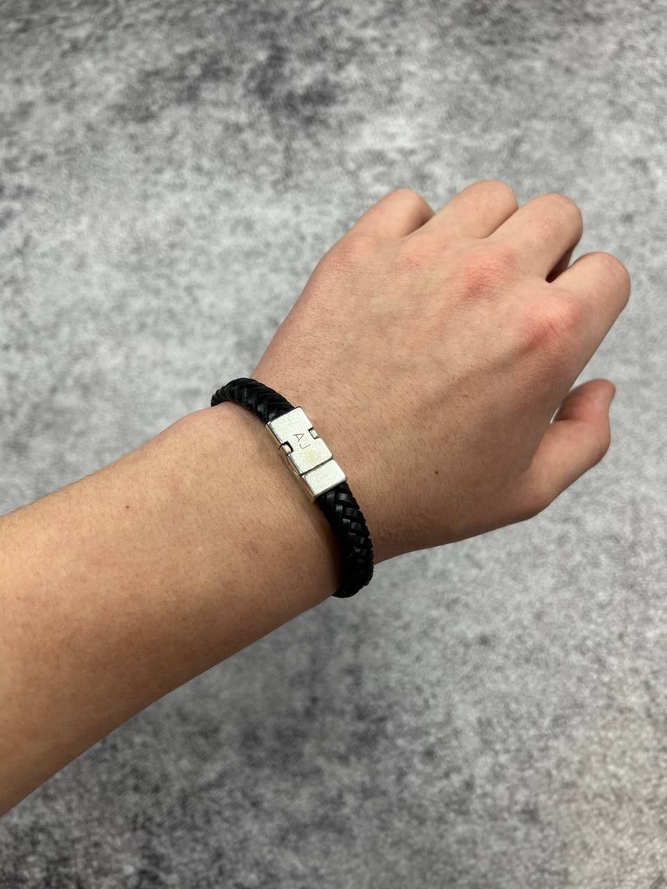 Armani Vintage Armani Jeans Leather Bracelet Avant Garde Size ONE SIZE - 1 Thumbnail