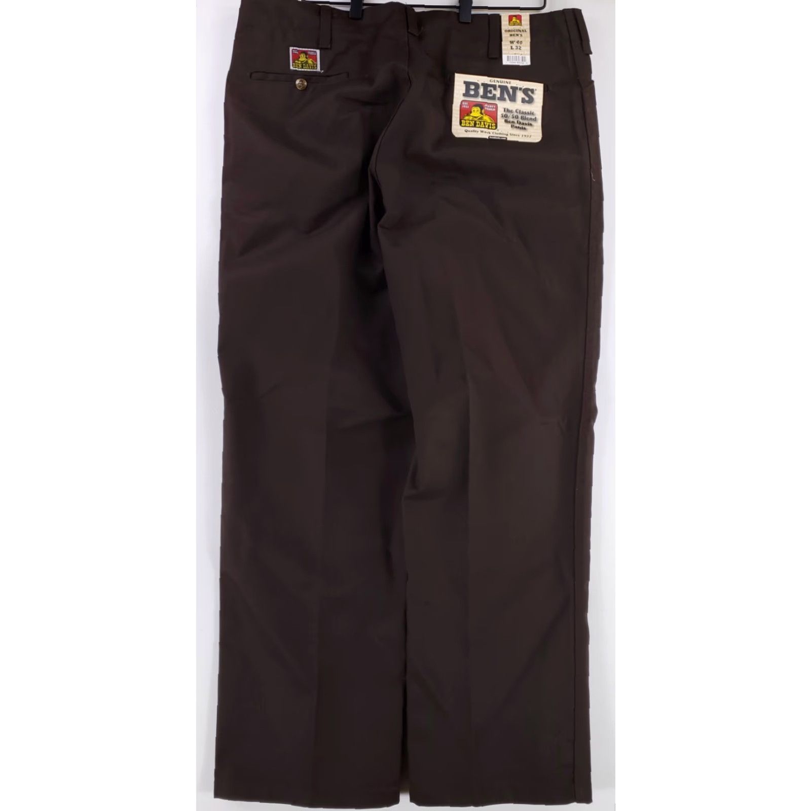 Ben Davis **Original Ben Davis Workwear Brown Men's Chino Pants 40 x 32 NWT** New title: **Original Ben Davis Workwear Brown Men's Chino Pants 40 x 32 NWT** Size US 40 / EU 56 - 4 Thumbnail