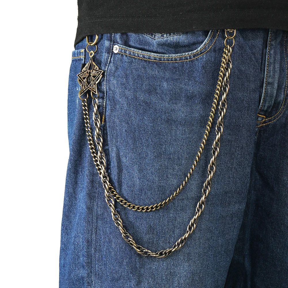 Jewelry Wallet Chains Spider Body Charm Waist Pant Chain Size ONE SIZE - 5 Thumbnail
