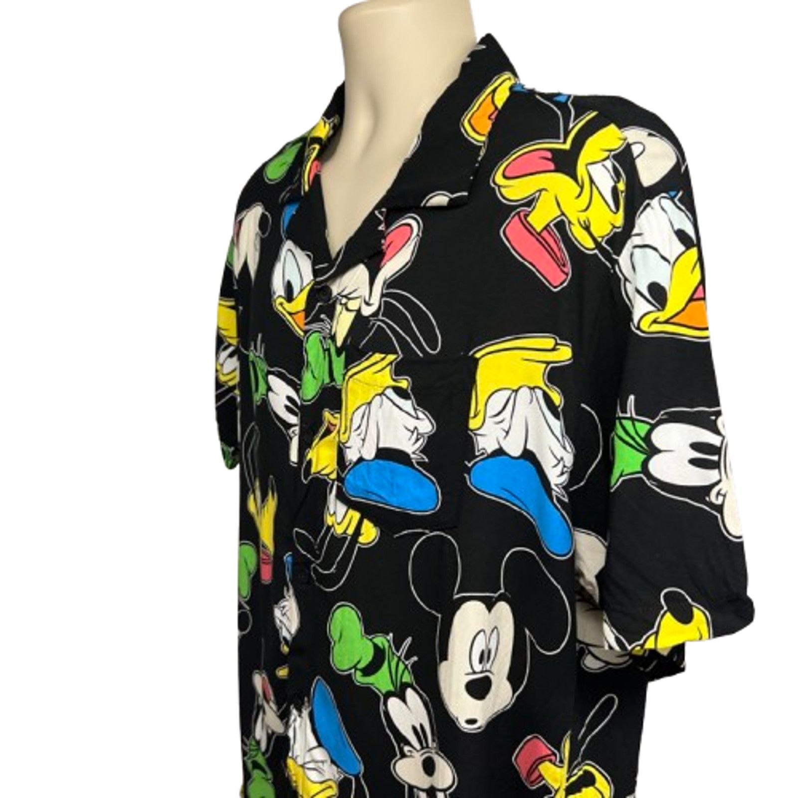 Disney Disney Mickey And Friends Button Up Shirt Mens Large Pocket Size US L / EU 52-54 / 3 - 6 Thumbnail