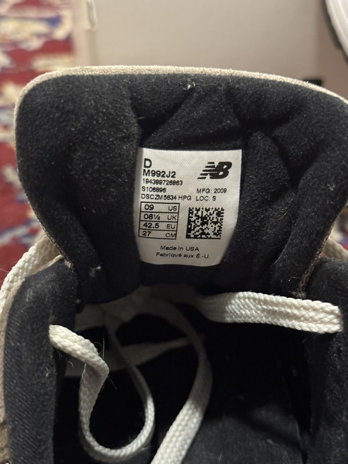JJJJound × New Balance New Balance x Jjjjound 992 Grey Size US 9 / EU 42 - 9 Thumbnail