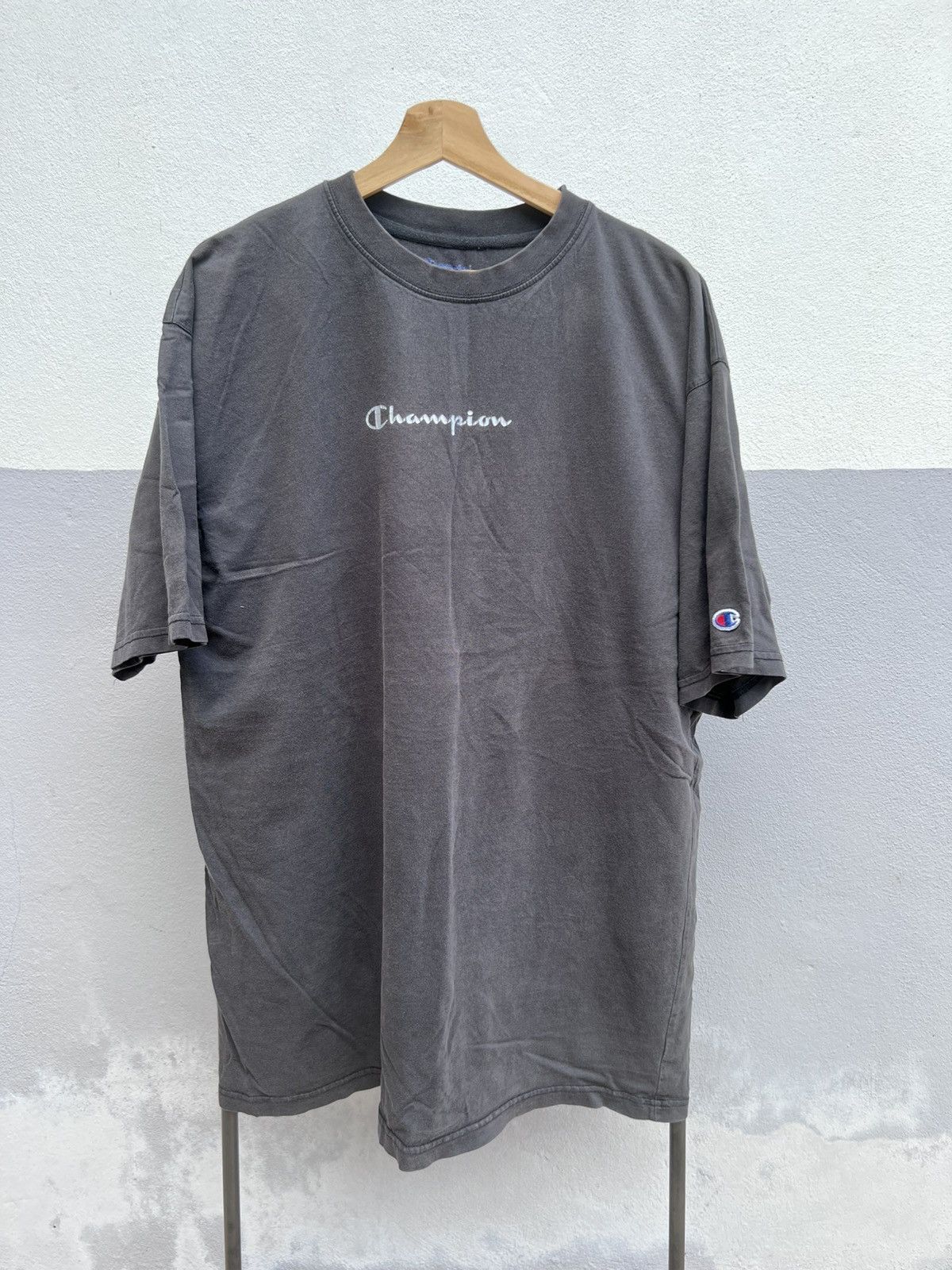 Thrashed Faded Champion Oversized Tee