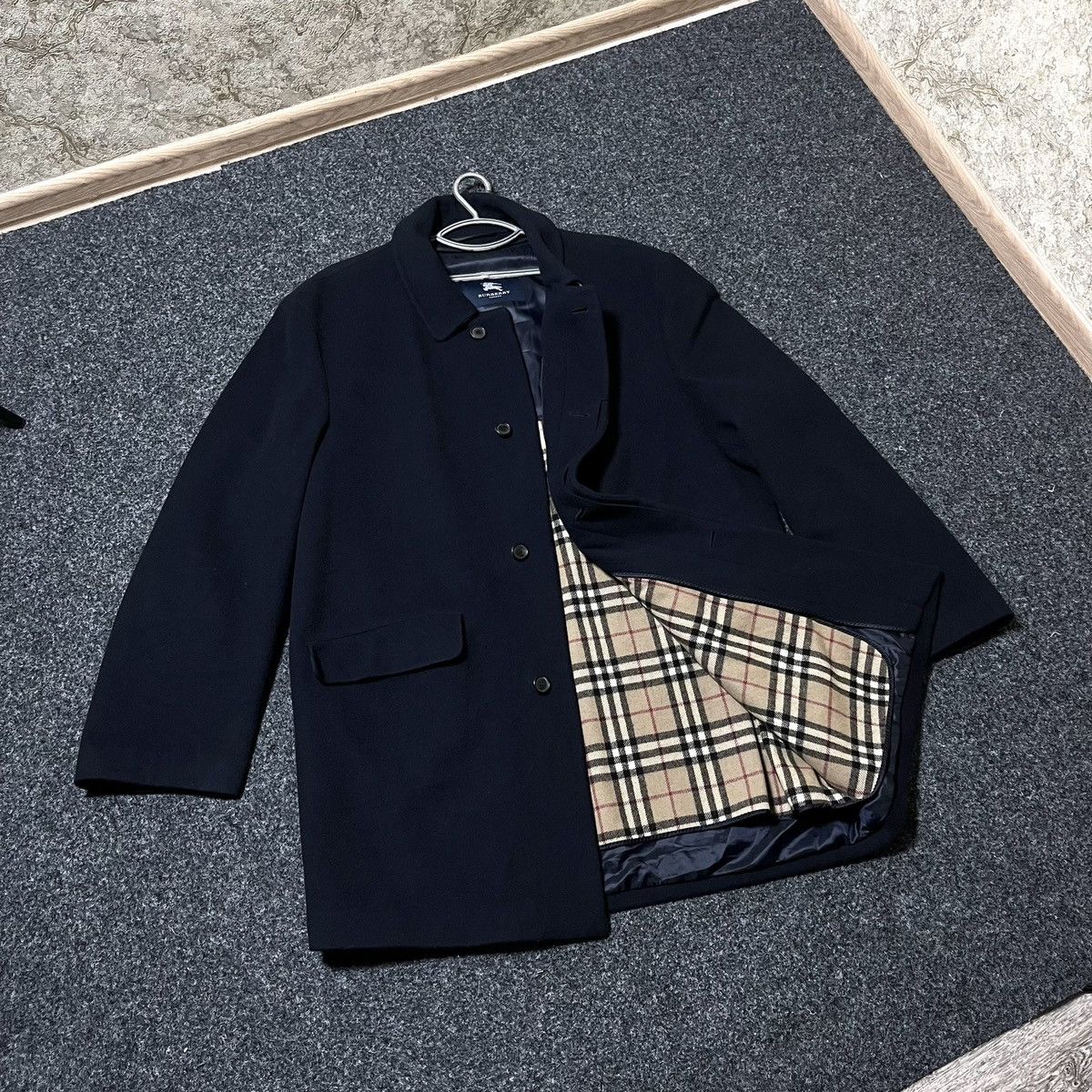Burberry Authentic Burberry Cashmere Wool Coat Size US XXL / EU 58 / 5 - 1 Thumbnail