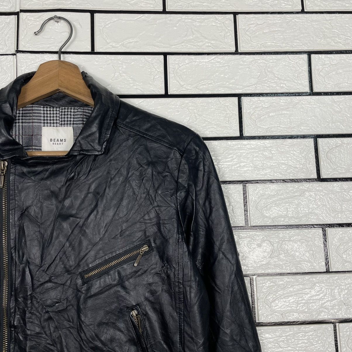 Beams Japan Beams Heart Motorcycle Riding Women Leather Jacket Size S / US 4 / IT 40 - 5 Thumbnail