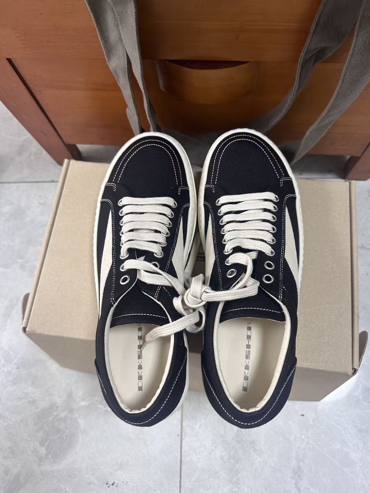 Rick Owens Drkshdw Rick Owens low-top sneakers Size US 10 / EU 43 - 4 Thumbnail