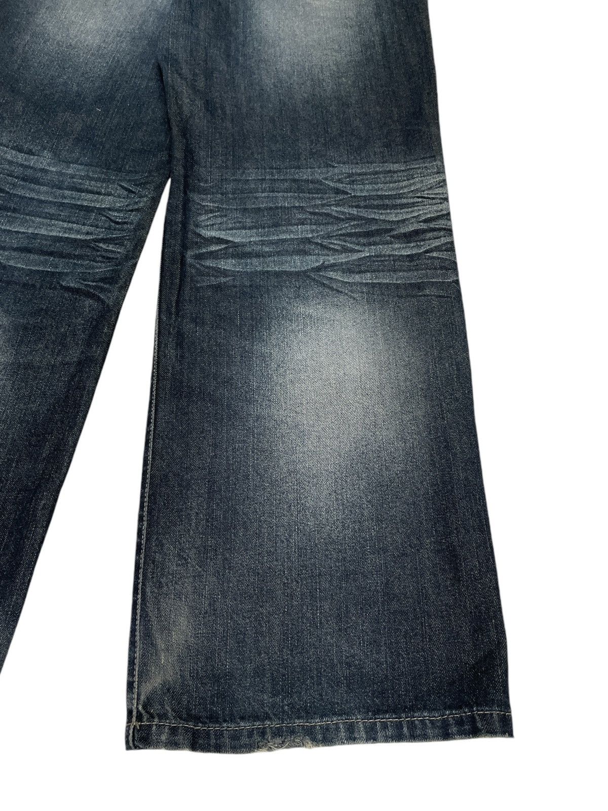 If Six Was Nine Rare Design Vintage Brand Amore Puro Baggy Jeans 1990s Size US 37 - 8 Thumbnail
