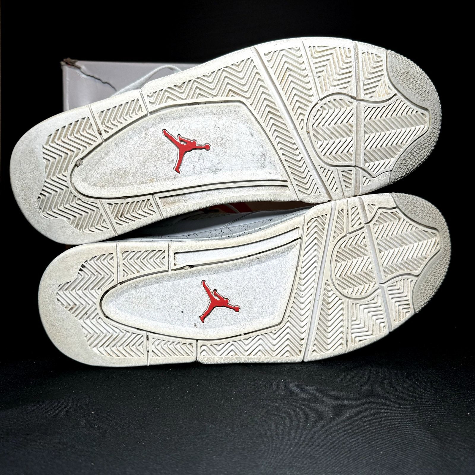 Jordan Brand × Nike Size 12 - Nike Air Jordan 4 Retro White Oreo Men's Shoes Size US 12 / EU 45 - 7 Thumbnail