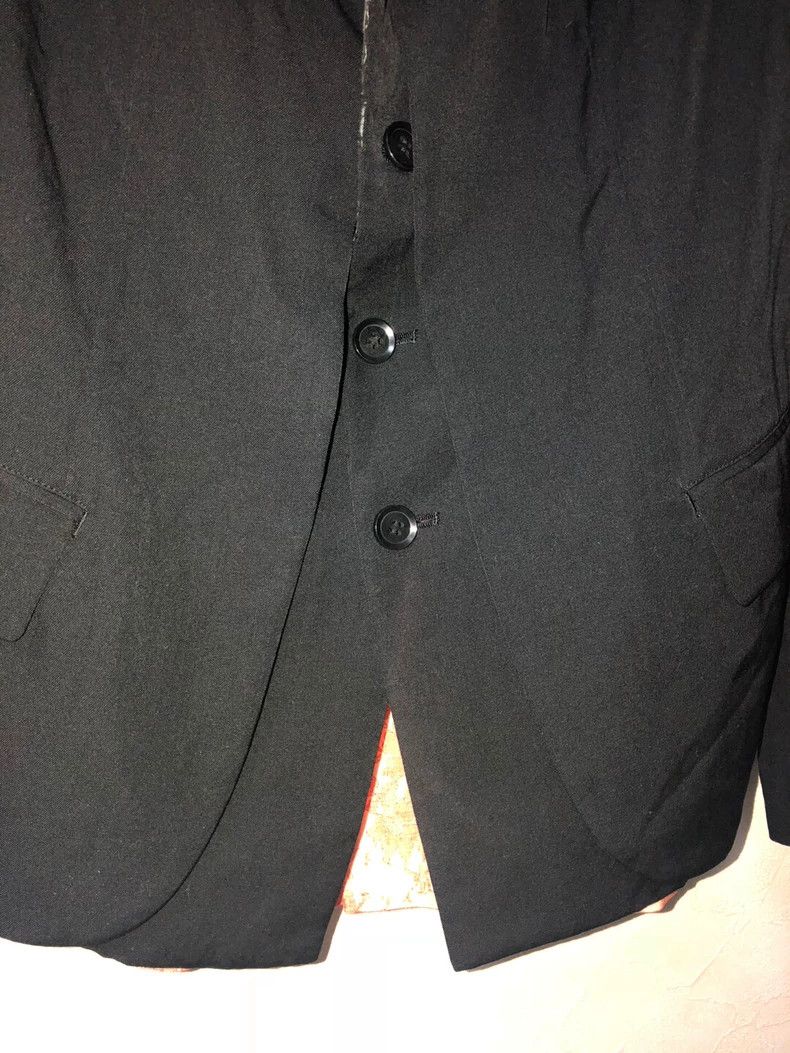 Yohji Yamamoto Yohji YamamotoDark stripe blazer with double collar jacket Size US M / EU 48-50 / 2 - 4 Thumbnail
