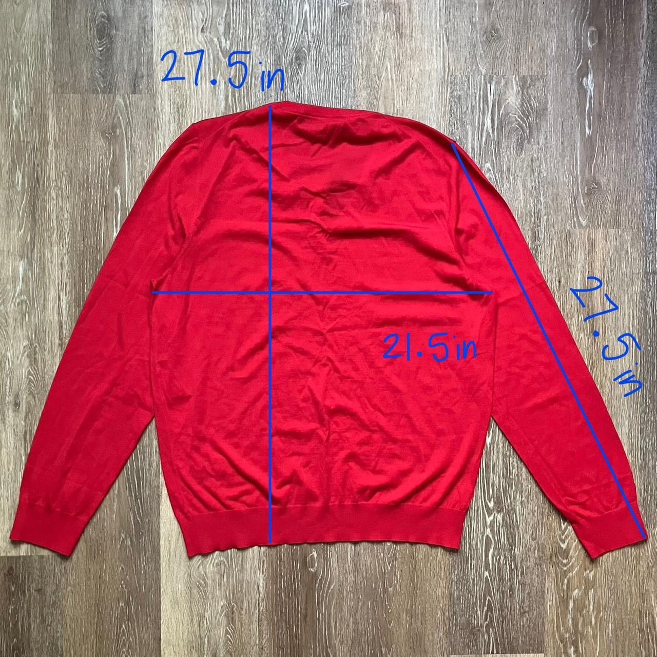Gucci gucci GG logo red wool sweater Size US XL / EU 56 / 4 - 2 Thumbnail