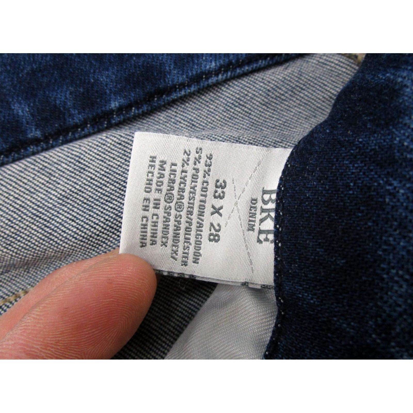Vintage BKE Buckle Jeans Cropped High Rise Straight Blue 33x28 Denim 5-Pocket Womens Regular Modern Spring Summer Fall Boys Girls Mens Size 24" / US 00 / IT 34 - 5 Thumbnail