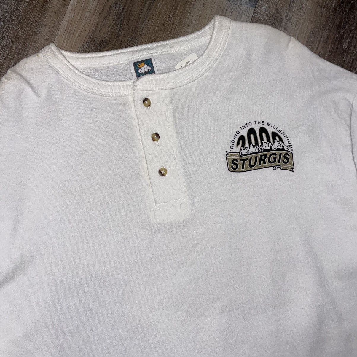 Harley Davidson 2000 Sturgis Rally Harley Davidson Vintage Biker Tee Mens XL Size US XL / EU 56 / 4 - 4 Thumbnail