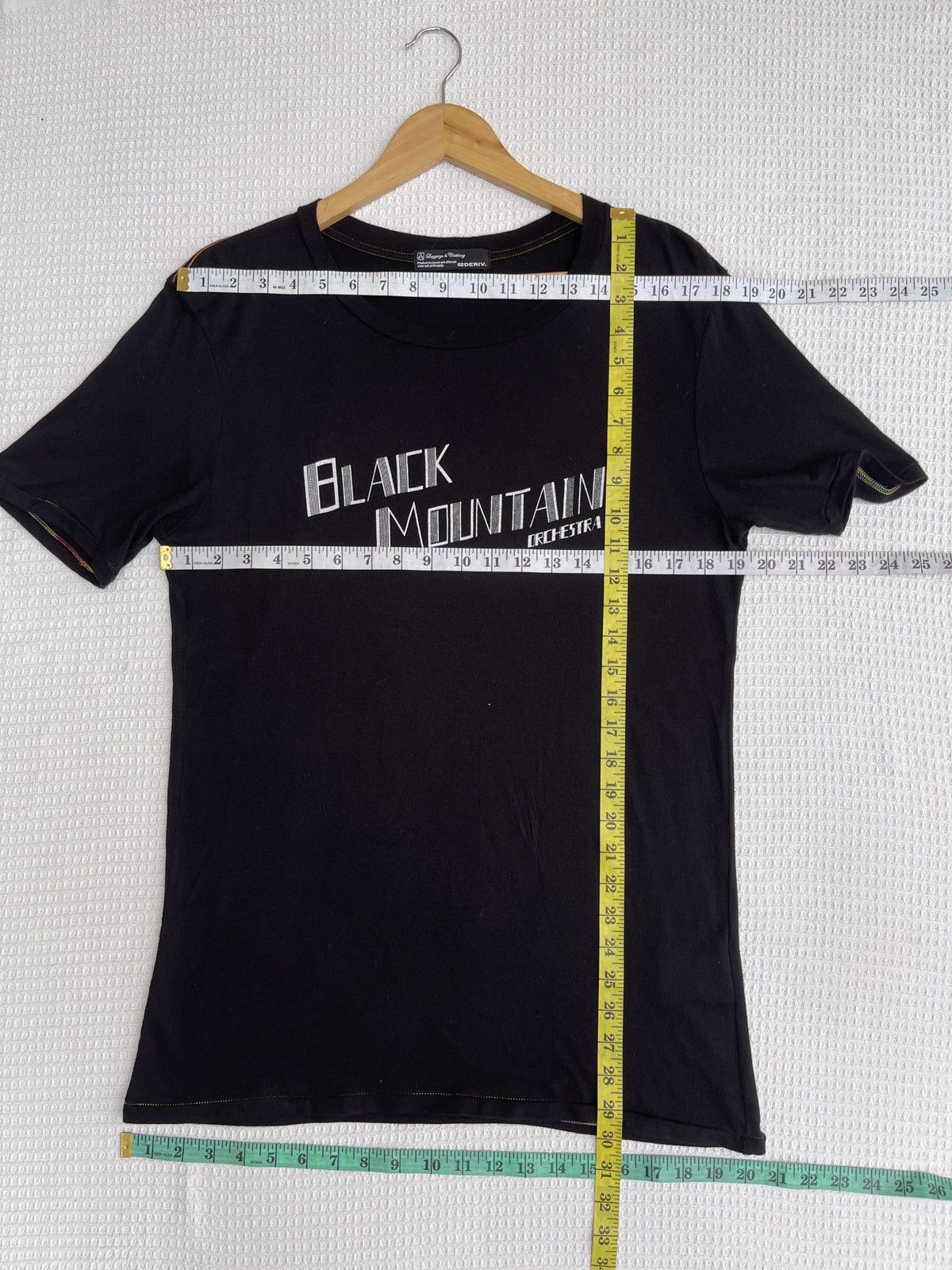02DERIV. LastDrop🔥02Deriv Black Mountain Orchestar Japan Designer Tee Size US L / EU 52-54 / 3 - 13 Thumbnail