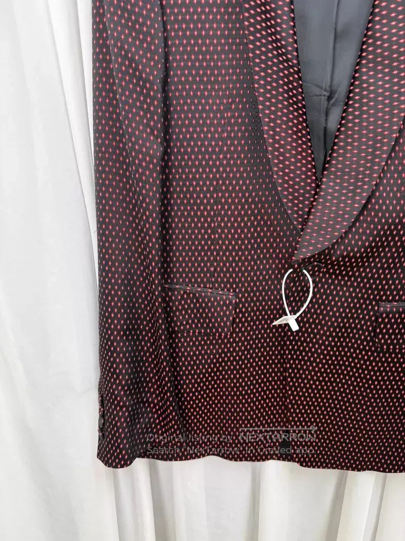 Dries Van Noten Dries Van Noten Size 46 Silk glossy gentleman blazer with r Size 40R - 3 Thumbnail