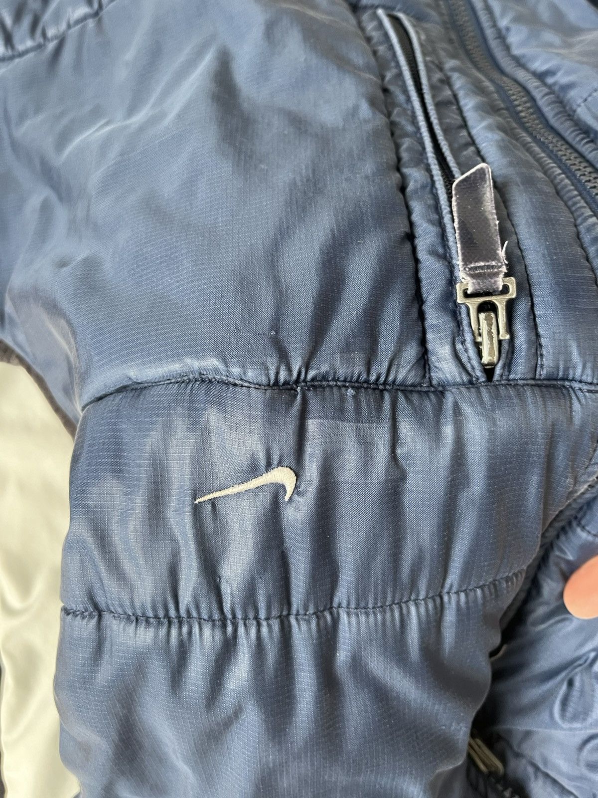 Nike Nike vintage y2k blue quilted puffer down vest gilet swoosh Size US M / EU 48-50 / 2 - 6 Thumbnail