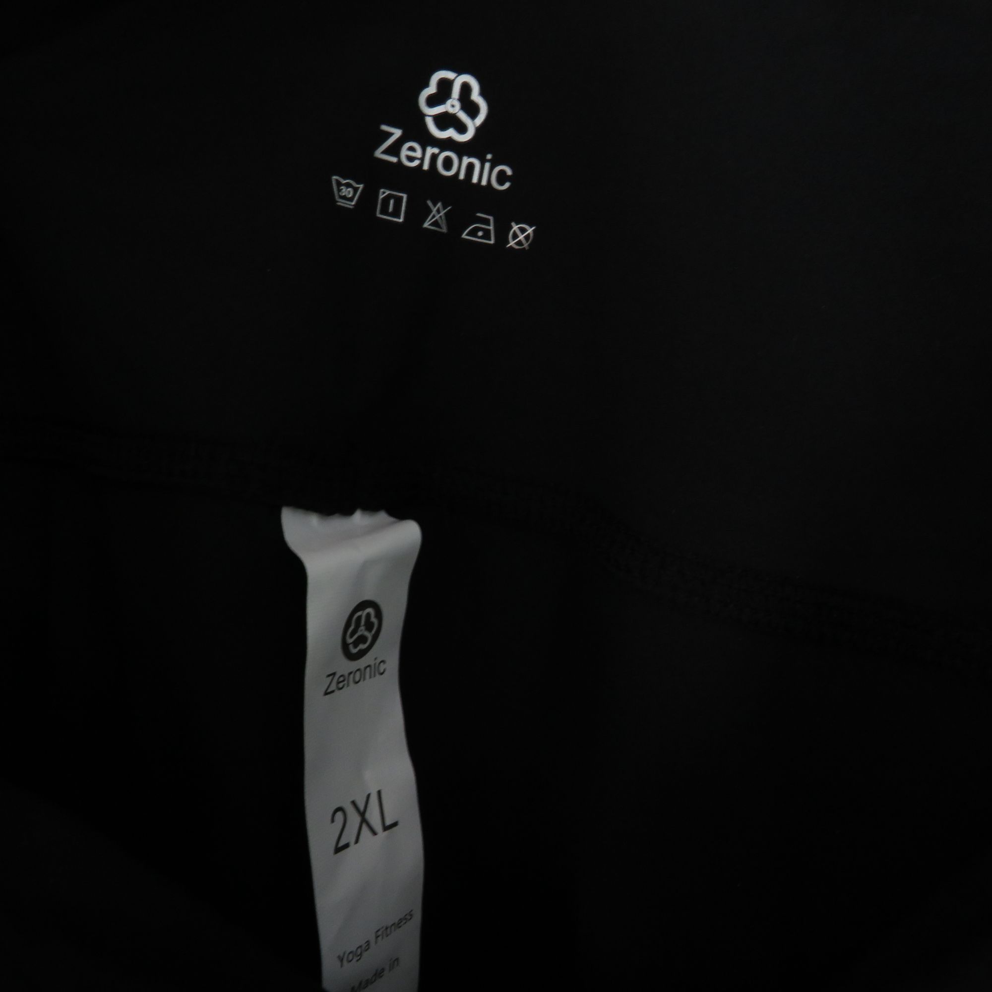 Other Zeronic Womens XXL Black Yoga Pants Polyester/Spandex Blend Size 36" / US 14 / IT 50 - 6 Thumbnail