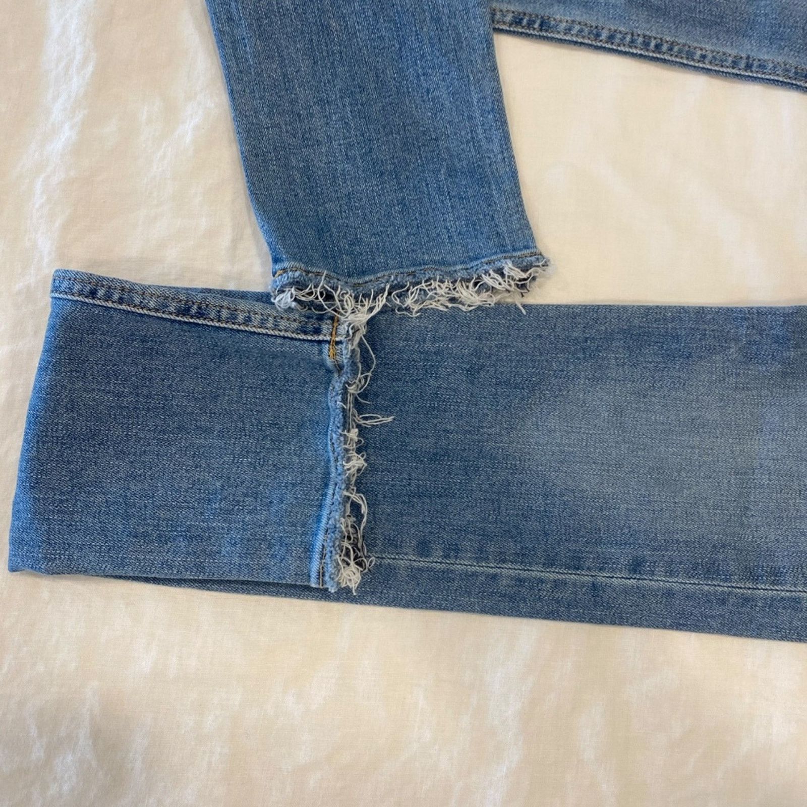 Rag & Bone Rag & Bone Women's Skinny Jean Distressed Raw Hem - 24 Size 24" / US 00 / IT 34 - 6 Thumbnail