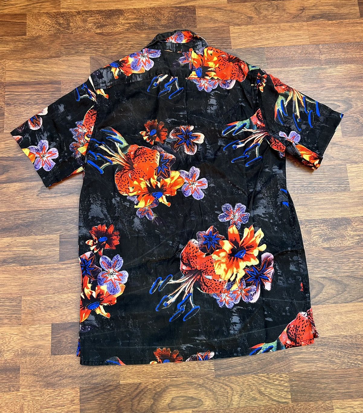 Paul Smith PS Paul Smith Floral Print Open Collar Vacation Shirt Size US S / EU 44-46 / 1 - 2 Thumbnail