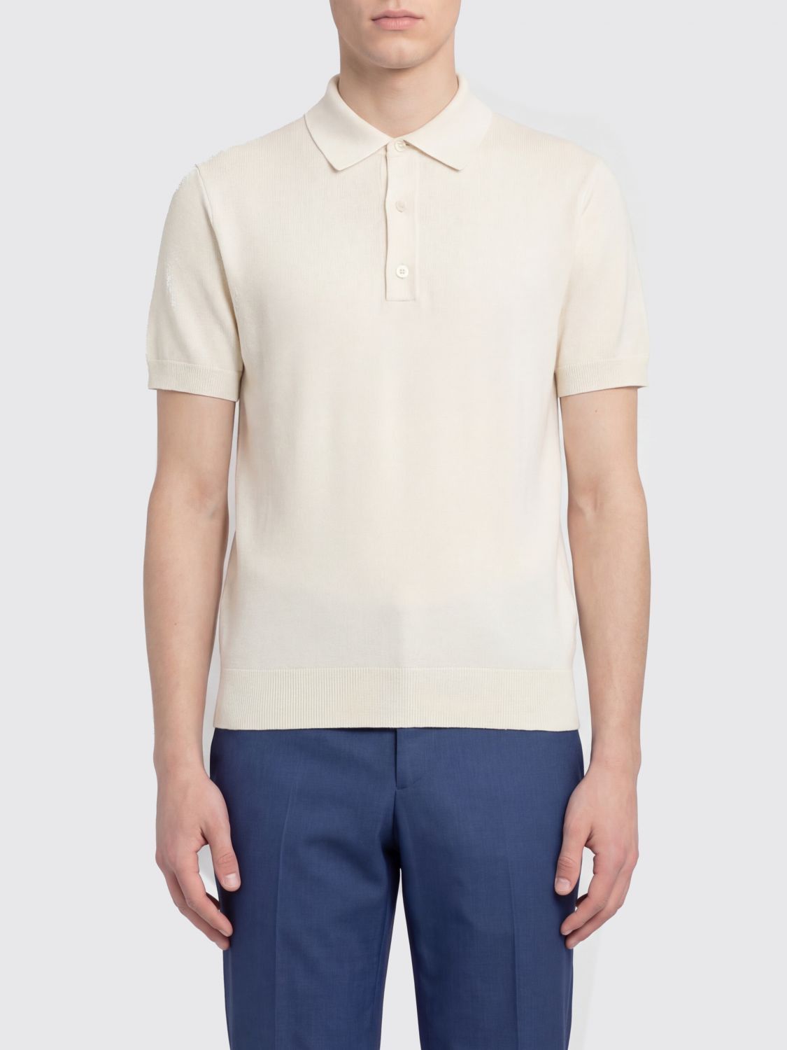 Tom Ford Tom Ford Polo Shirt Men White Size US XXL / EU 58 / 5 - 1 Thumbnail