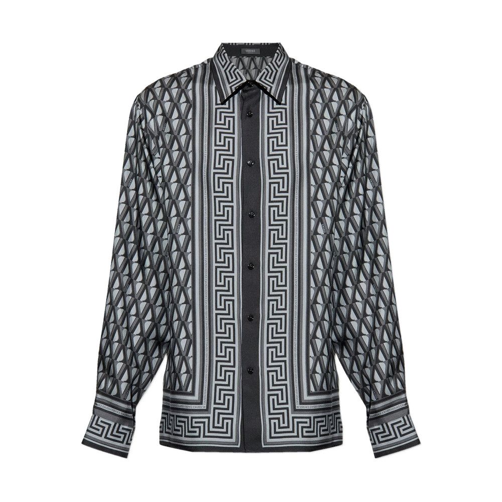 Versace Versace GREY Shirts Size US L / EU 52-54 / 3 - 1 Thumbnail
