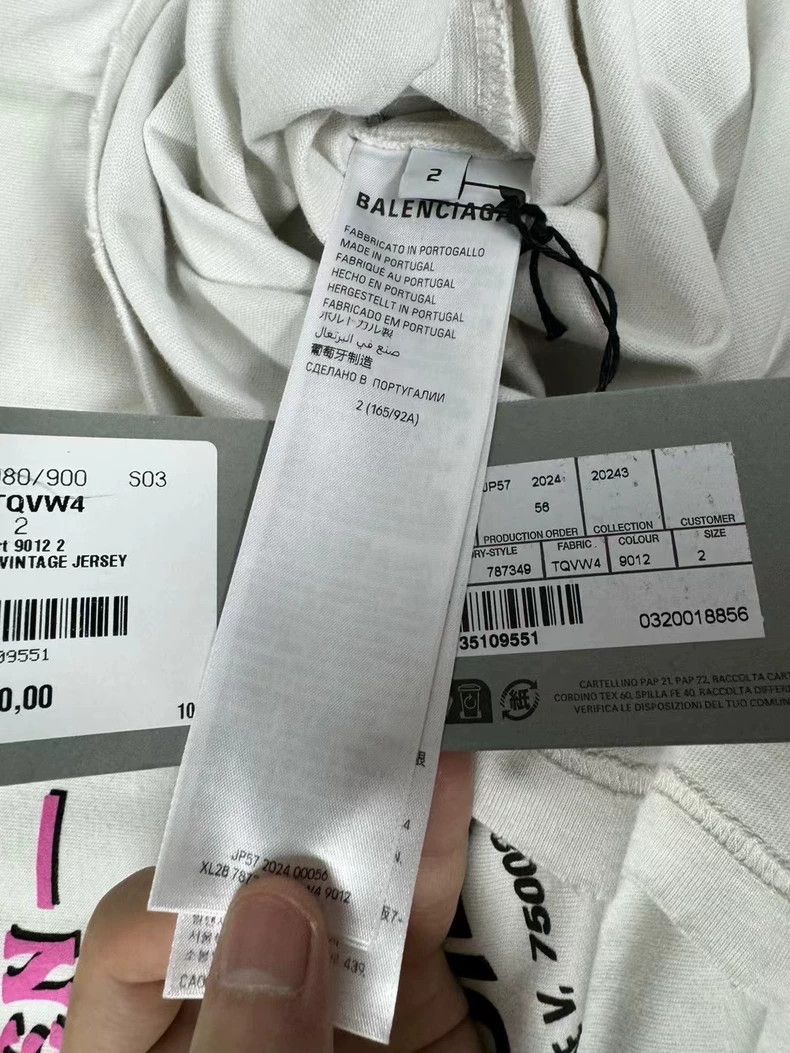 Balenciaga Balenciaga 24 latest foam painted short sleeves 2502-Nextar Size US M / EU 48-50 / 2 - 5 Thumbnail