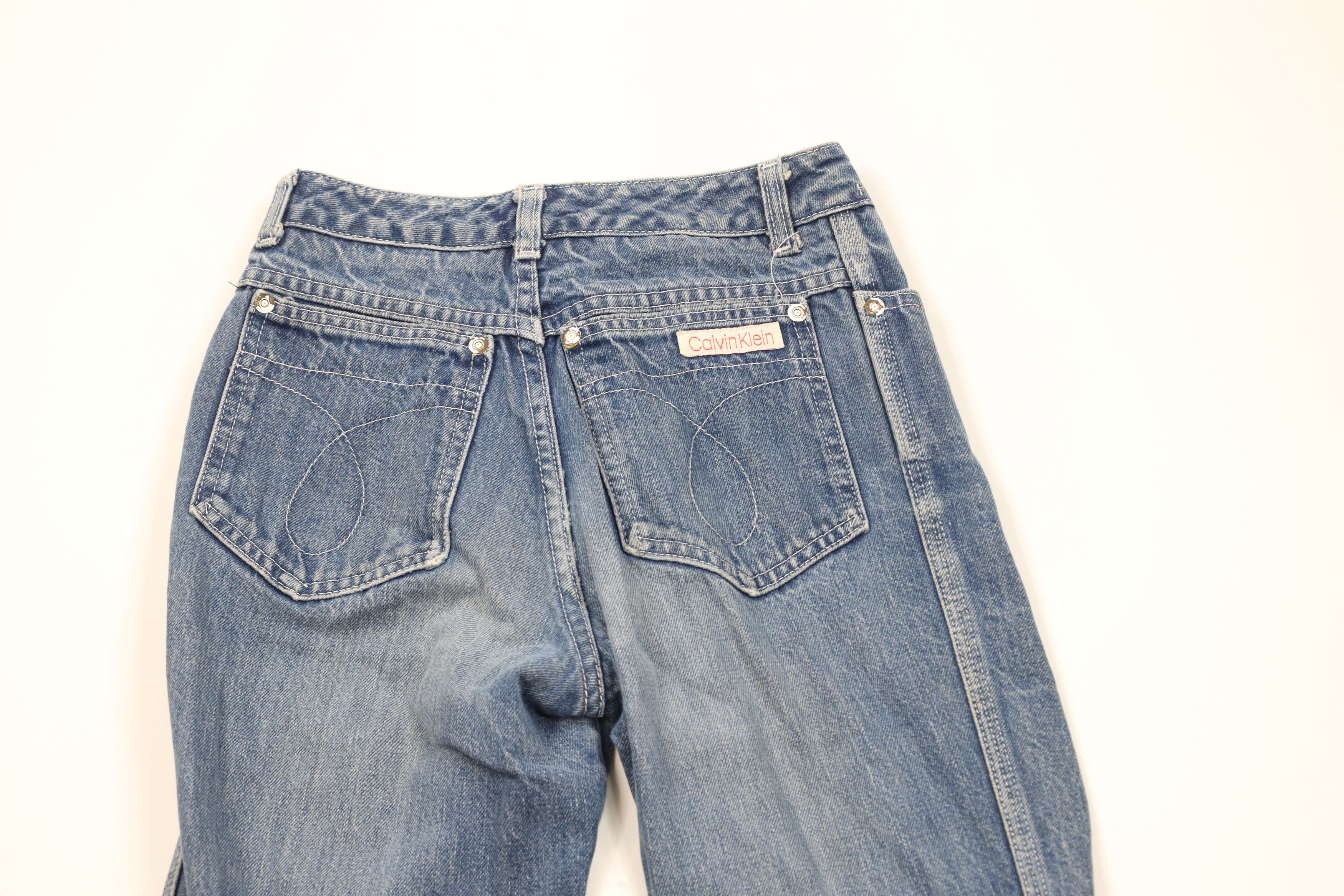 Guess × Vintage Vintage 80s Guess Skinny Straight Leg Denim Jeans Blue USA Size 24" / US 00 / IT 34 - 11 Thumbnail
