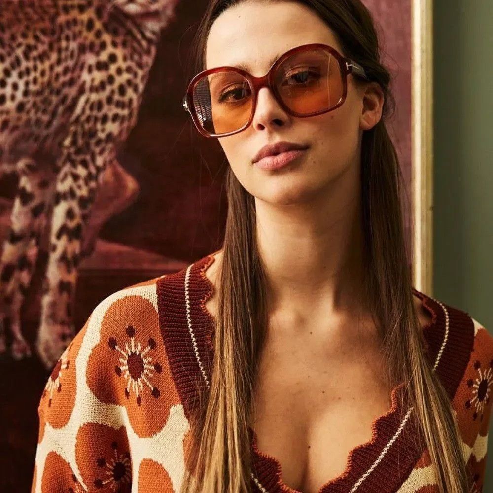 Tom Ford Tom Ford HANLEY Women Sunglasses FT1034/S 45E NEW AUTHENTIC Size ONE SIZE - 10 Thumbnail