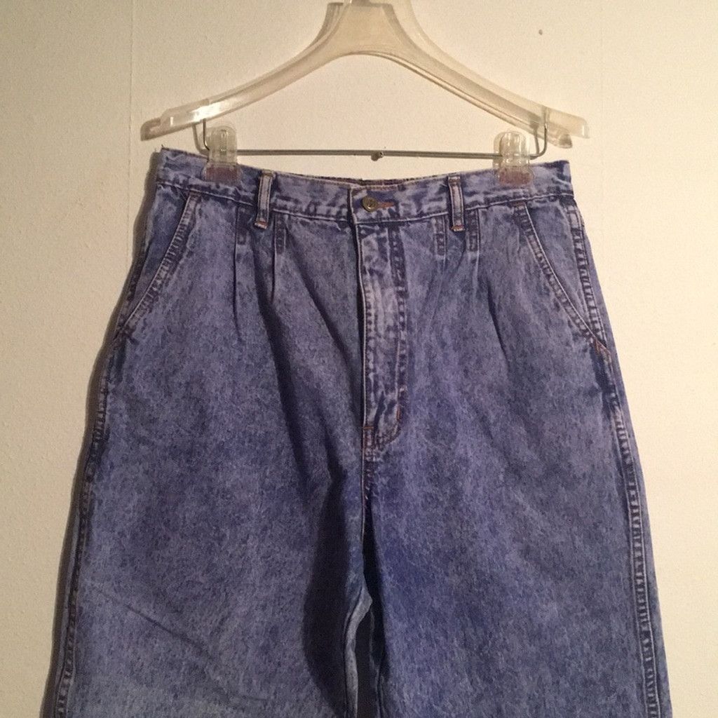 Bill Blass Vintage Bill Blass High Rise Stone Washed Jeans: Size 14P Size 36" / US 14 / IT 50 - 3 Thumbnail
