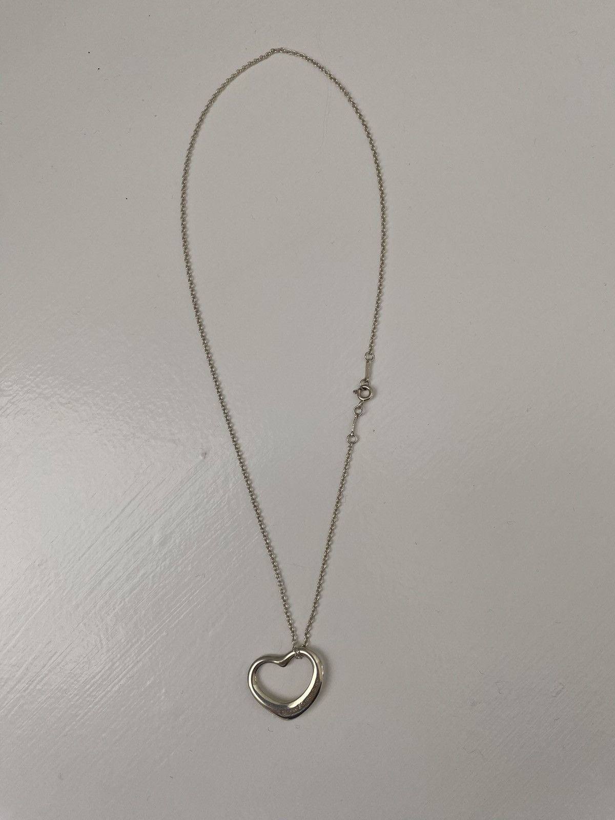 Tiffany & Co. Authentic Tiffany & Co. Open heart pendant necklace Size ONE SIZE - 2 Thumbnail