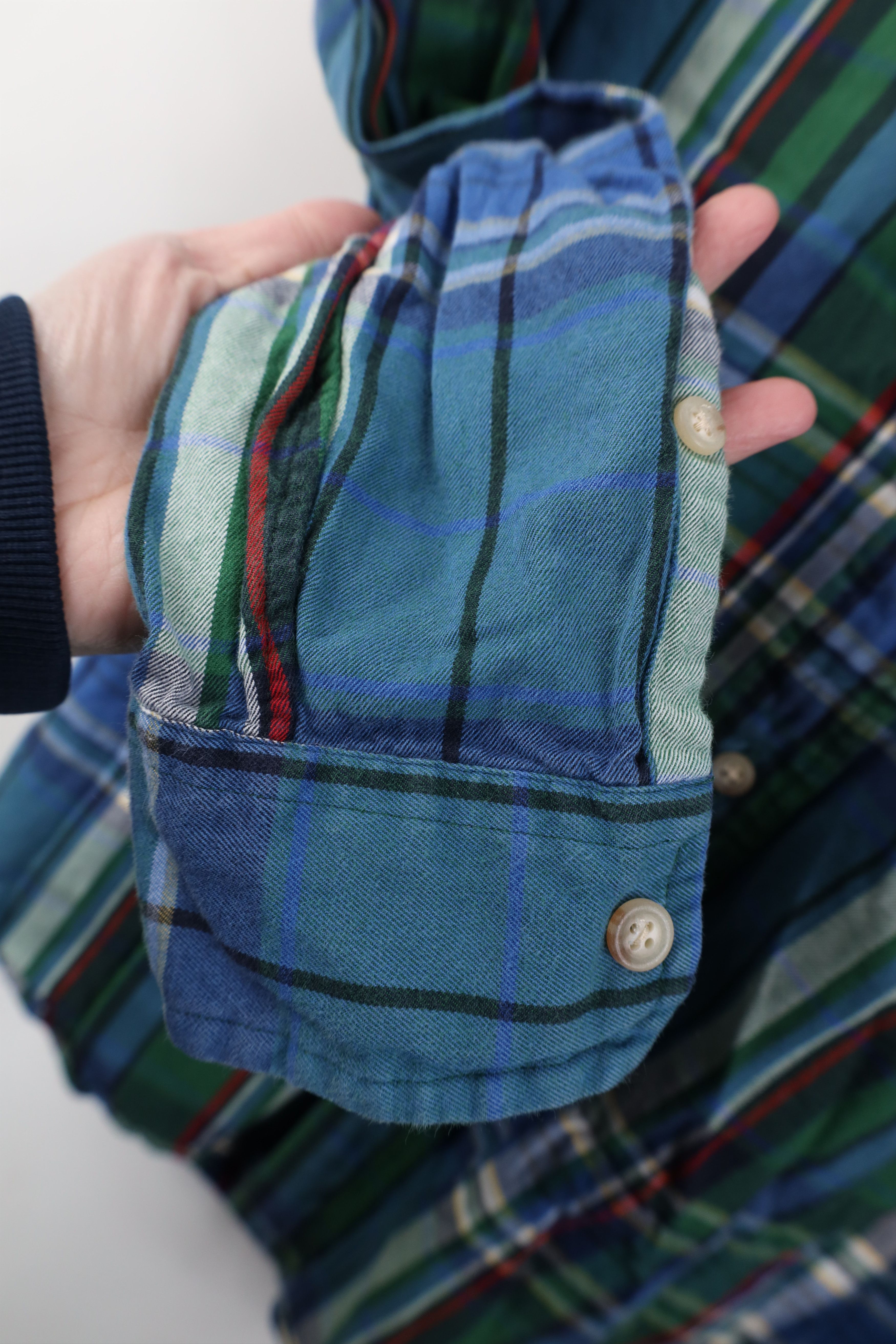 Polo Ralph Lauren Vintage 90s Ralph Lauren Fit Flannel Button Down Shirt Size US L / EU 52-54 / 3 - 8 Thumbnail