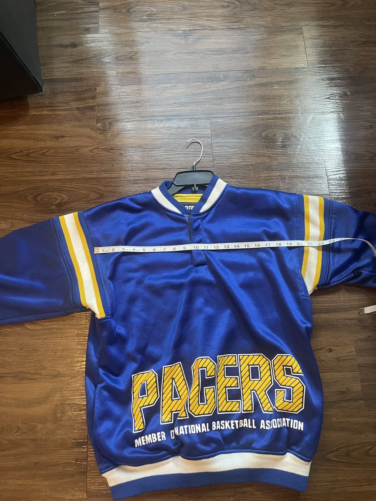 Starter × Vintage RARE Vintage Indiana Pacers Quarter Button Up Size US M / EU 48-50 / 2 - 11 Thumbnail