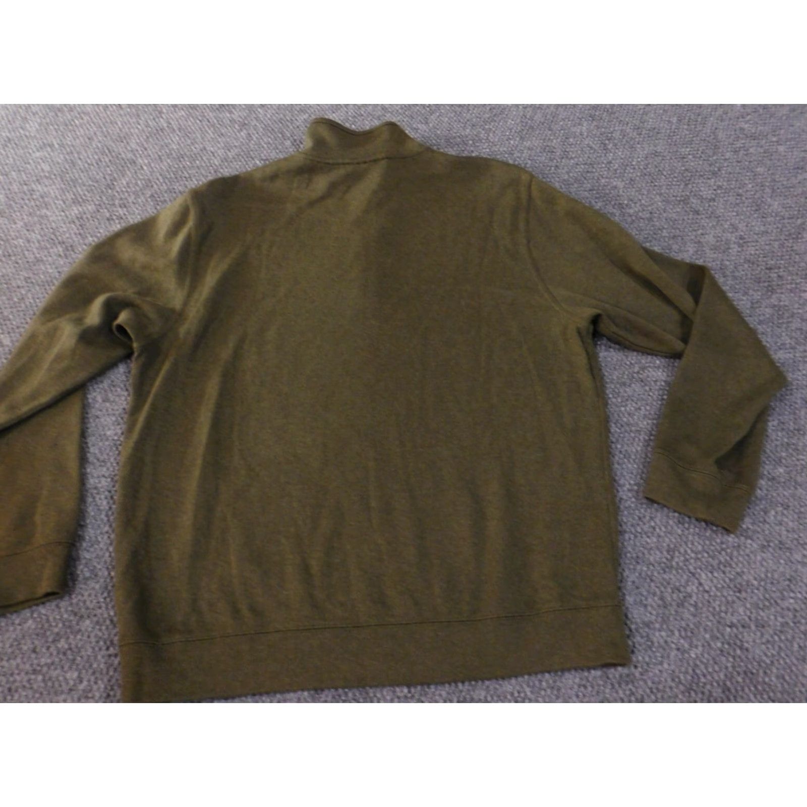 Brooks Brothers Brooks Brothers Sweater Mens Large Green 1/4 Zip Pullover 346 Cotton Stretch Size US L / EU 52-54 / 3 - 7 Thumbnail