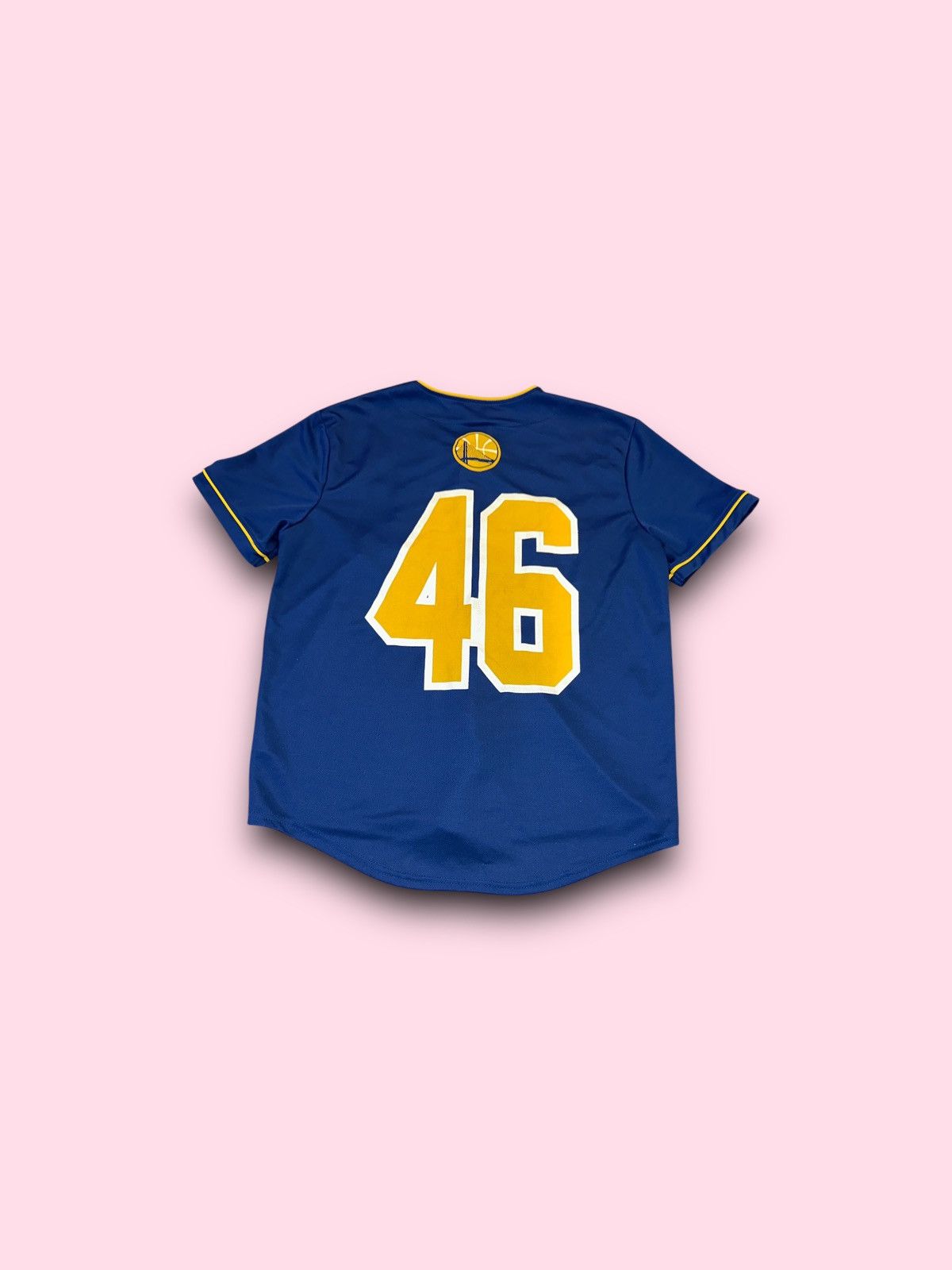 NBA Golden State Warriors NBA embroidered baseball jersey large Size US L / EU 52-54 / 3 - 2 Thumbnail