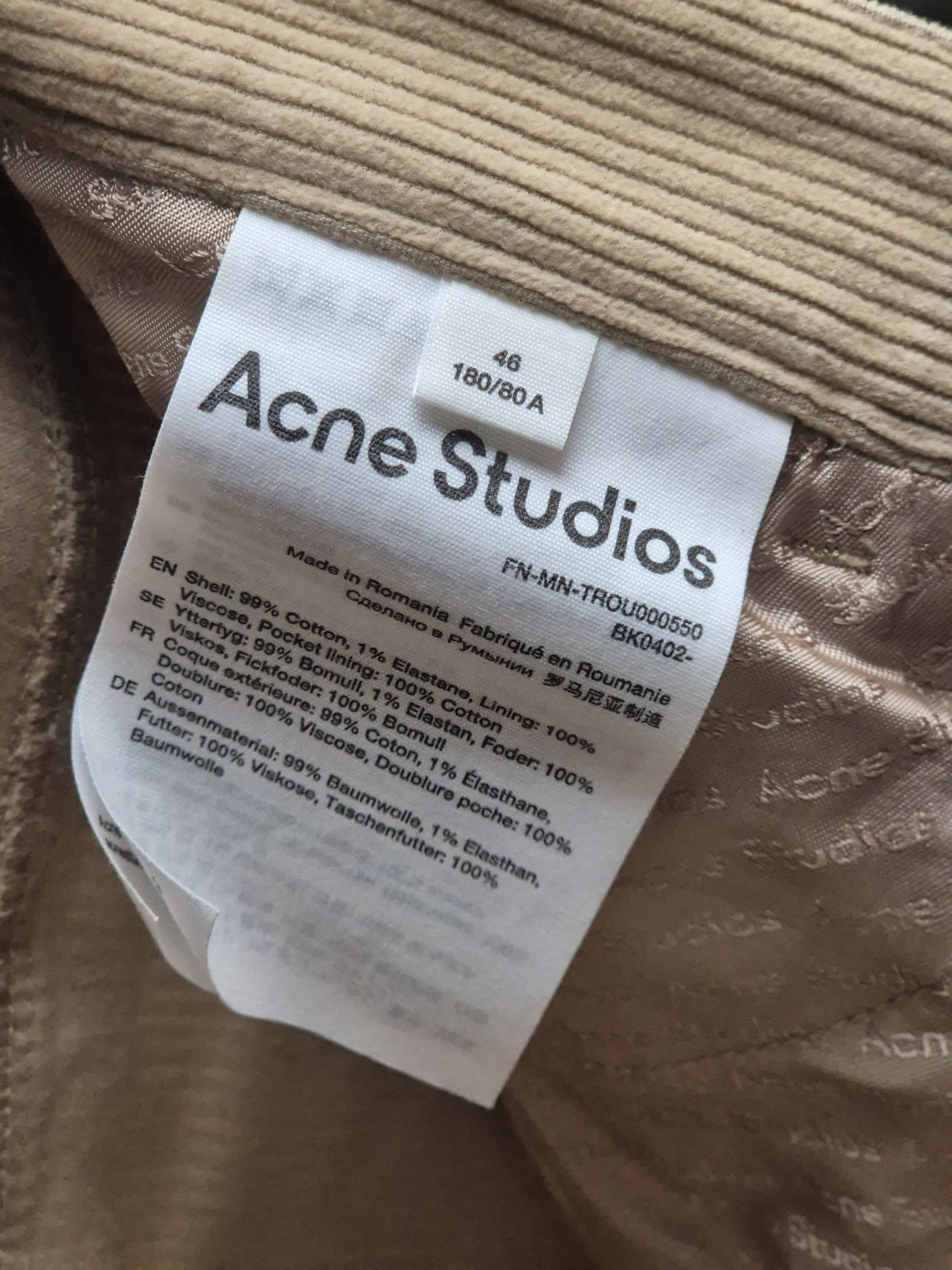 Acne Studios Flared corduroy jeans Size US 30 / EU 46 - 8 Thumbnail