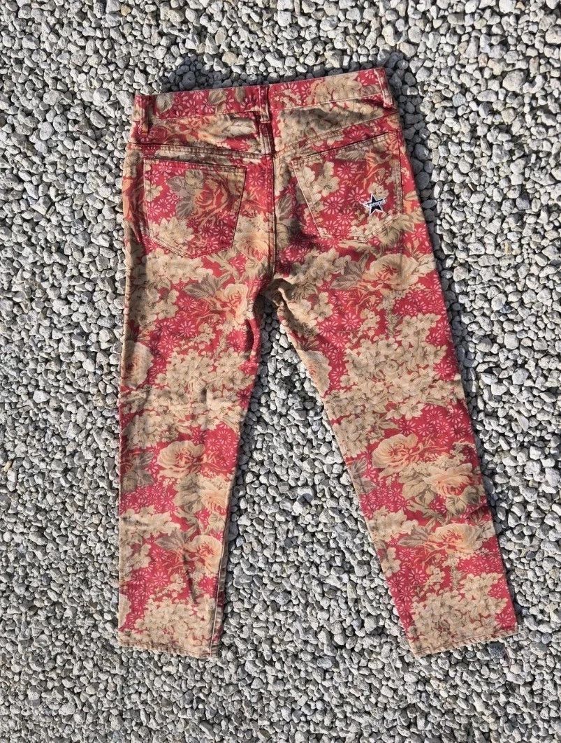 Supreme Supreme - Washed Regular Floral Jeans SS18 Size US 30 / EU 46 - 3 Thumbnail