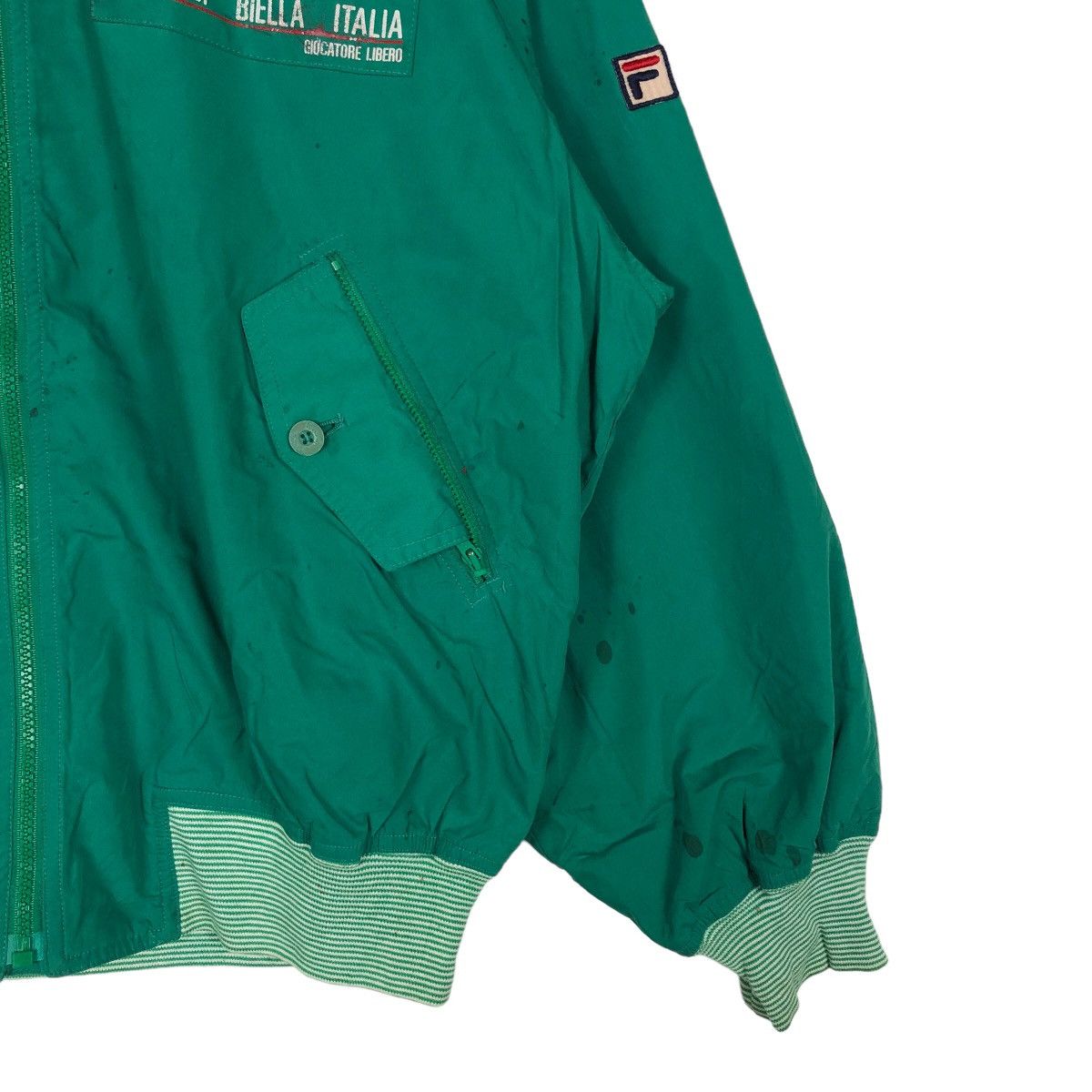 Japanese Brand 🔥90’s Vintage Bomber Jacket Fila Made in Japan Size US L / EU 52-54 / 3 - 6 Thumbnail