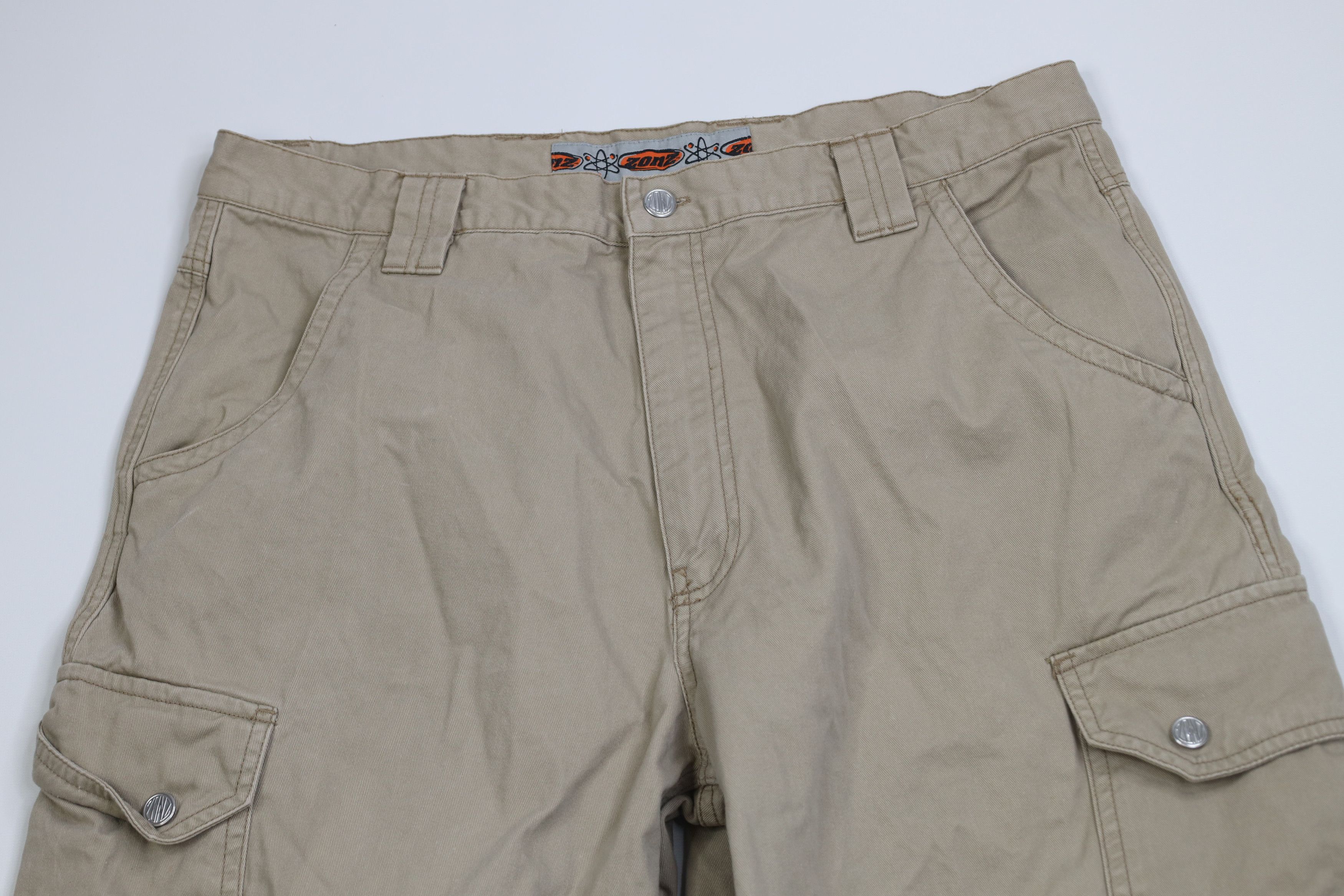 Vintage Vintage 90s Y2K Streetwear Big Pocket Wide Leg Cargo Pants Size US 36 / EU 52 - 2 Thumbnail